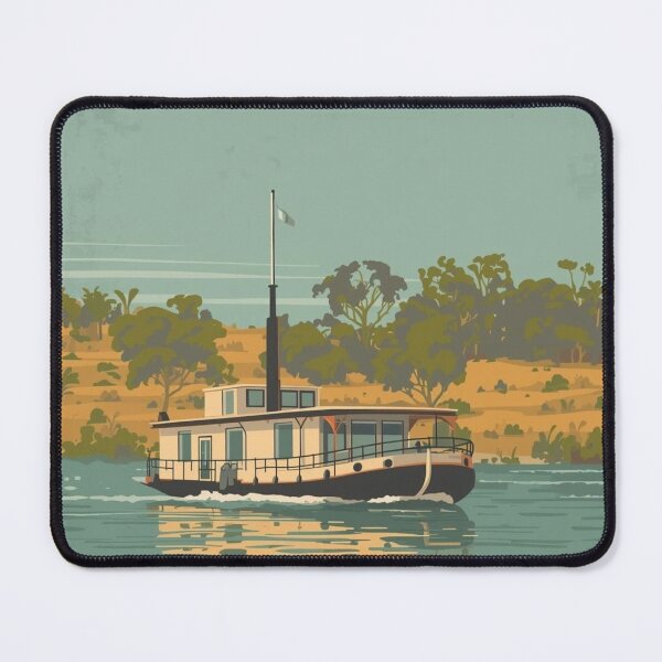 Item preview, Murray River – Houseboat Vintage designed and sold by PamLeeDesign.