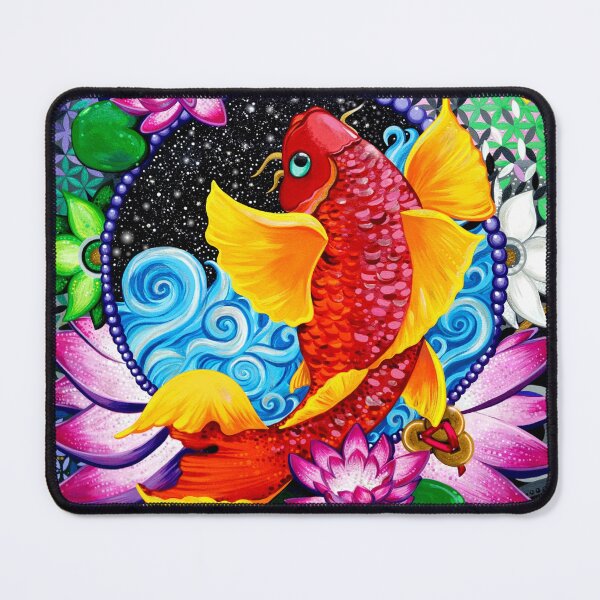 Item preview, Lucky Koi Fish - Feng Shui Painting designed and sold by shantilovesart.