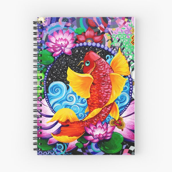 Item preview, Lucky Koi Fish - Feng Shui Painting designed and sold by shantilovesart.