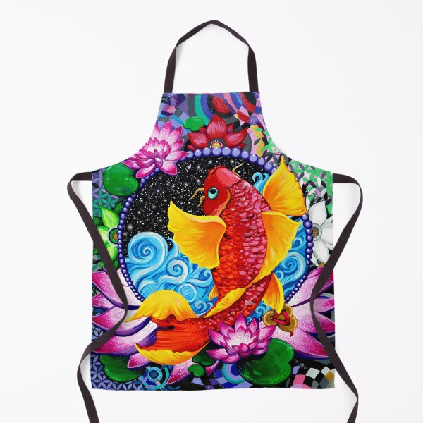 Item preview, Lucky Koi Fish - Feng Shui Painting designed and sold by shantilovesart.