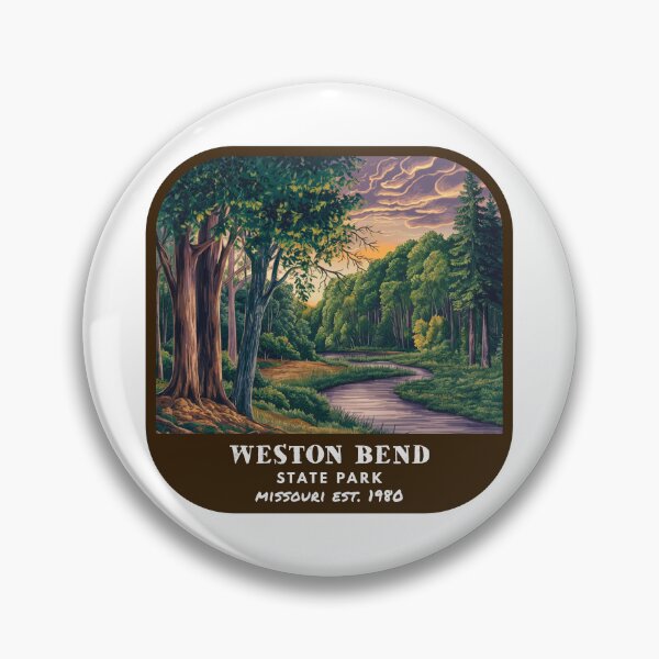 Item preview, Vintage Weston Bend State Park (Missouri State Park) designed and sold by RabbitK.