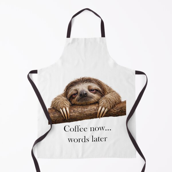 Item preview, Coffee Now… Words Later – Sloth | Critter Chronicles designed and sold by critterchrons.