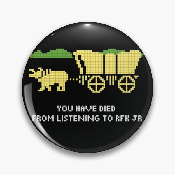 Item preview, Retro Oregon Trail–Style Pixel Art Political Satire “You Have Died” RFK Jr Parody designed and sold by IronLazarus.