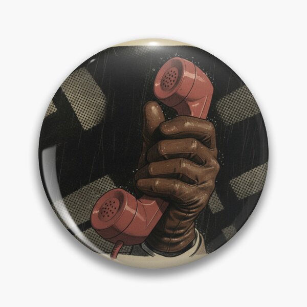 Item preview, URBAN NOIR - The Red Phone Call - Mystery Art designed and sold by Urban-InkStudio.