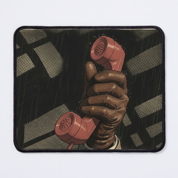 Item preview, URBAN NOIR - The Red Phone Call - Mystery Art designed and sold by Urban-InkStudio.