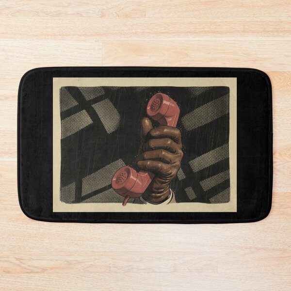 Item preview, URBAN NOIR - The Red Phone Call - Mystery Art designed and sold by Urban-InkStudio.