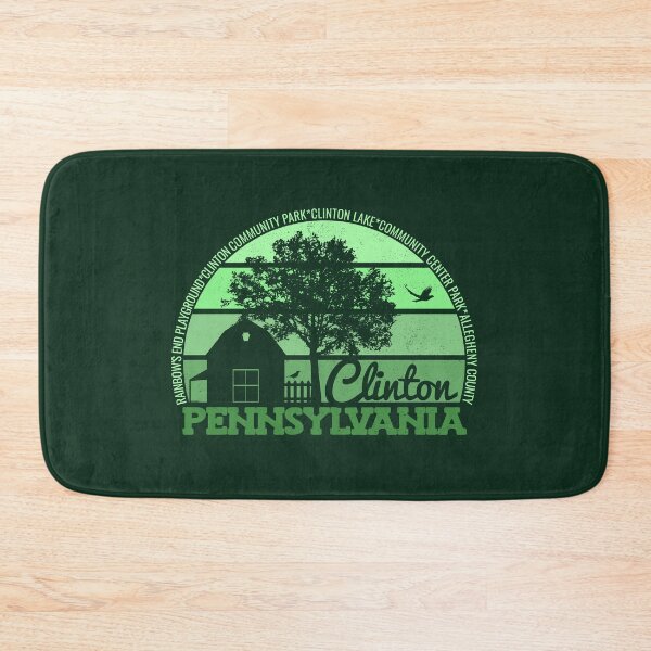 Item preview, Clinton Pennsylvania Sunset Retro Vintage Local Pride Logo designed and sold by CRHPOD20.