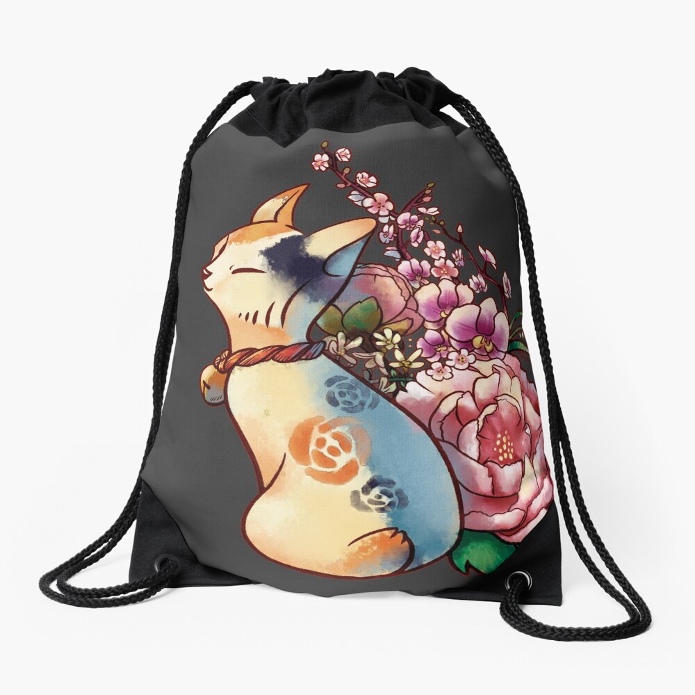 Bouquet Drawstring Bag