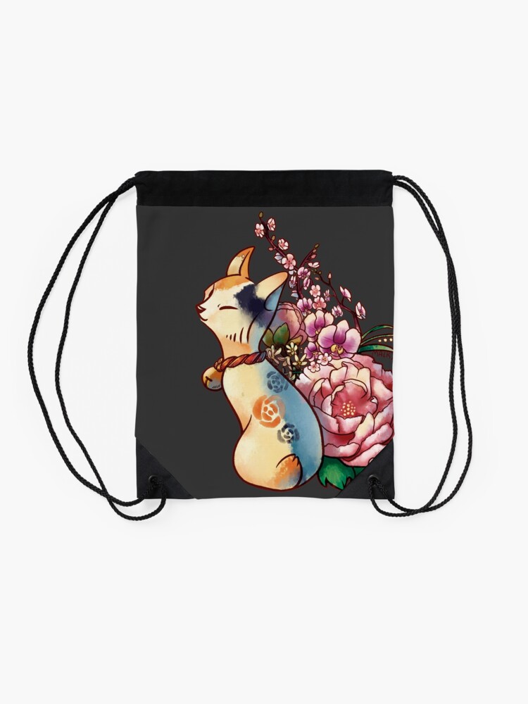 Alternate view of Bouquet Drawstring Bag