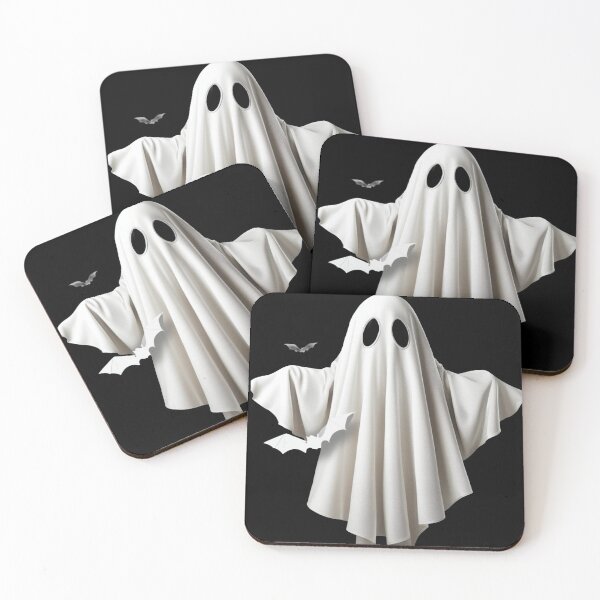 Item preview, Midnight Flight of the Ghost ​Paper Cut Bats & Bedheet Ghost designed and sold by ZyVoAli.