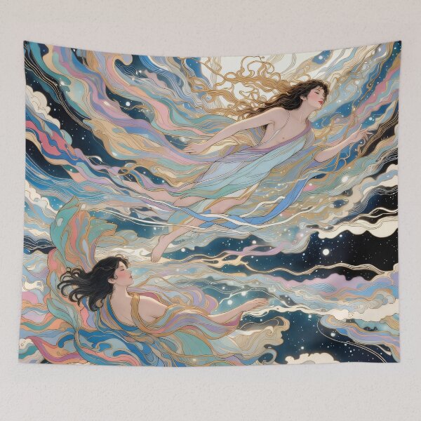 Item preview, Celestial Dancers in the Cosmic Sky designed and sold by KiraChie.
