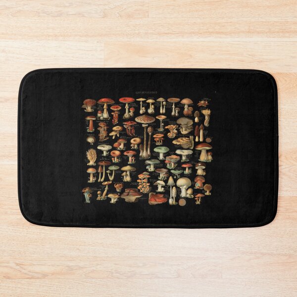 Item preview, Vintage Edible Mushroom Chart Field Guide Style designed and sold by kssmblajenp.