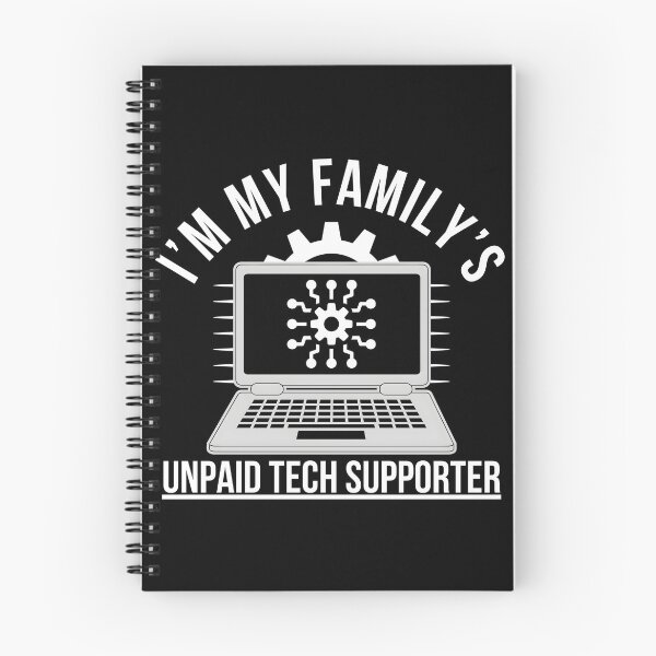 Item preview, I’m My Family’s Unpaid Tech Support – Funny Geek & IT Humor Design designed and sold by Teetreasure2.