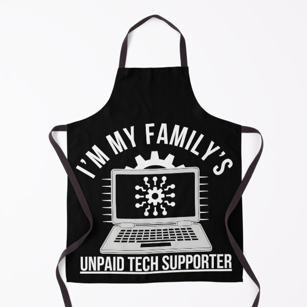 Item preview, I’m My Family’s Unpaid Tech Support – Funny Geek & IT Humor Design designed and sold by Teetreasure2.