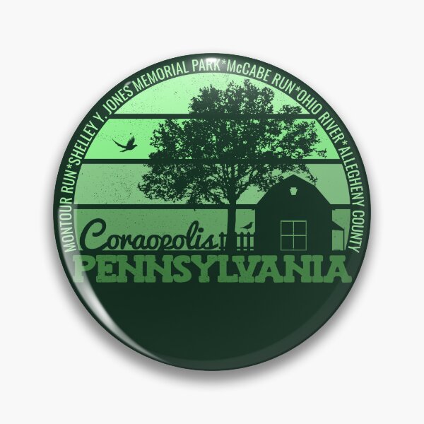 Item preview, Coraopolis Pennsylvania Sunset Retro Vintage Local Pride Logo designed and sold by CRHPOD20.