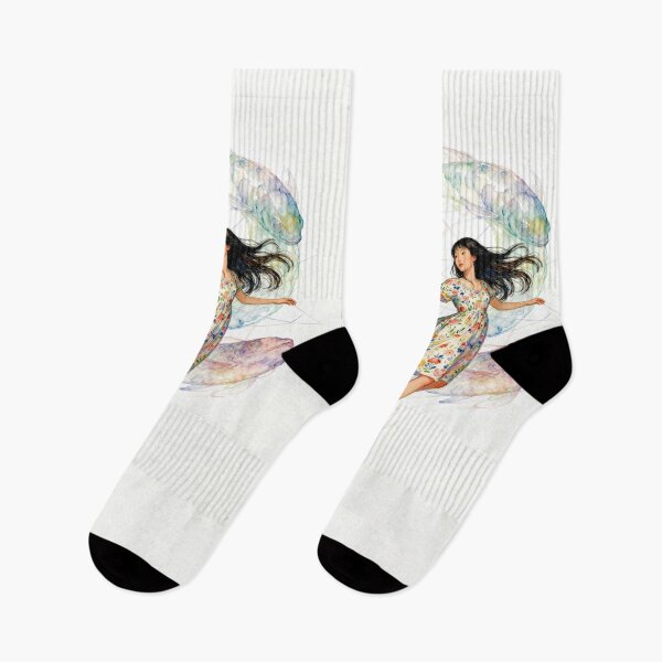 Item preview, Girl and fish designed and sold by xianxiu-ling.