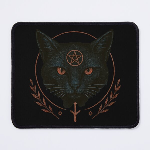 Item preview, SVT Pentacle Familiar Guardian | Midnight Familiar Witchcraft Black Cat Sigil designed and sold by SEVERTREND APPAREL .