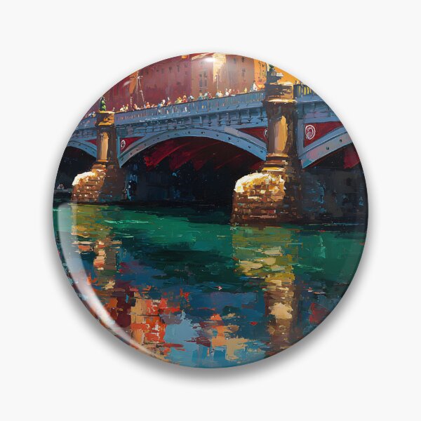 Item preview, Melbourne River Bridge Reflections designed and sold by daila70.