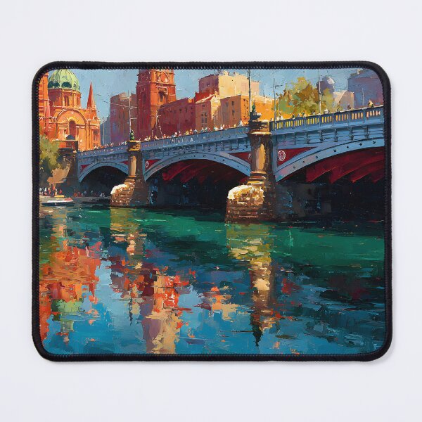 Item preview, Melbourne River Bridge Reflections designed and sold by daila70.