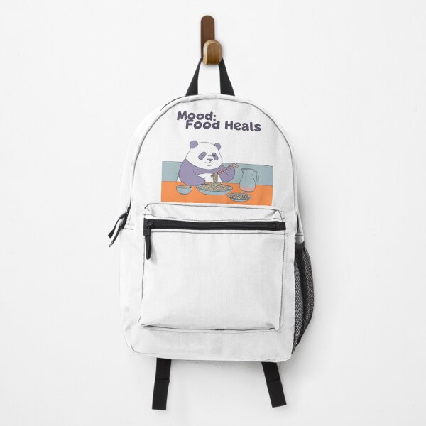 Item preview, Pastel Panda Sticker No Outline | Mood Food Heals Relatable Meme Art designed and sold by Moon's Arts.