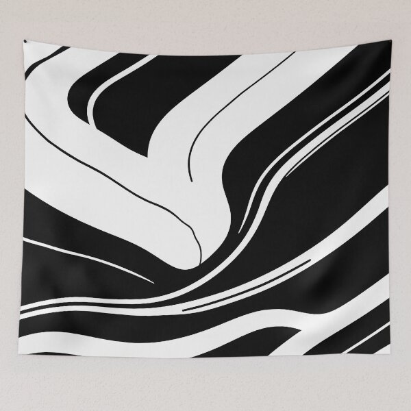 Item preview, Black and White Abstract Pattern  designed and sold by GraphicsClub.