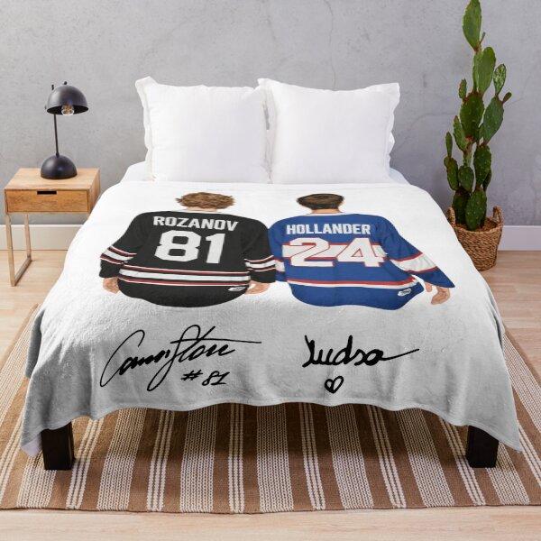 Item preview, Hollander Rozanov Hockey, Connor Storrie Roza, Ilya Rozanov, Arkham, Queer Hockey - Heated Rivalry designed and sold by CuddleCauldron.