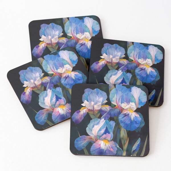 Item preview, Vibrant Blue Irises designed and sold by laurashawart.