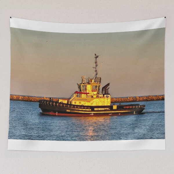 Item preview, Tugboat Endeavour golden in the morning light designed and sold by FranWest.