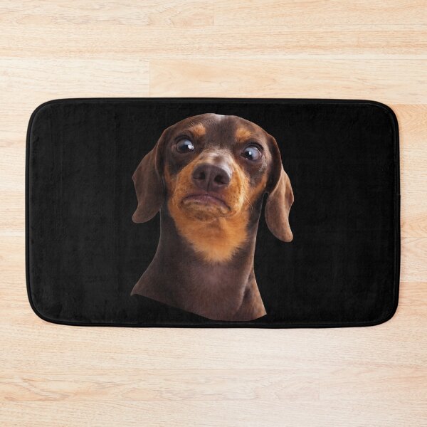 Item preview, Angry Dachshund Face Meme with Side Eye Expression designed and sold by love3617.