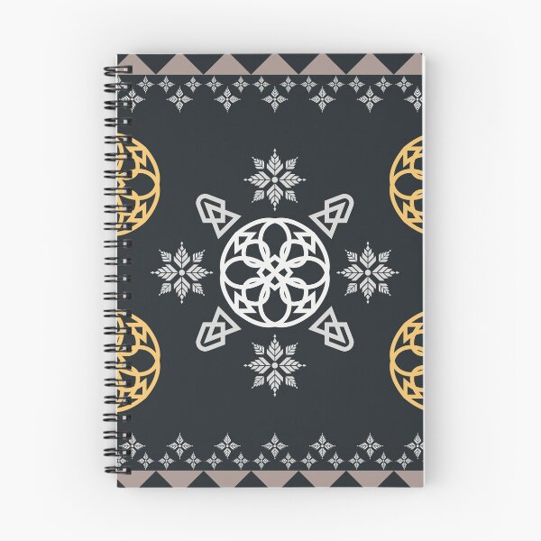 Item preview, Luxury Nordic Gold Geometric Snowflake Seamless Pattern designed and sold by CHANCHANAI.