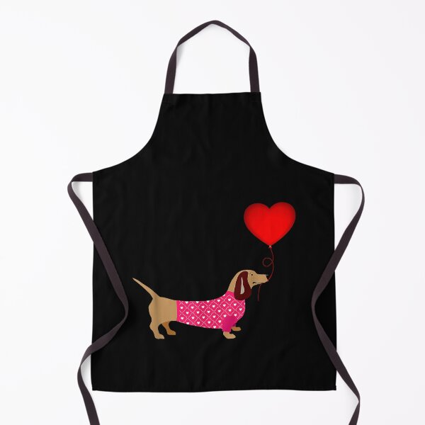 Item preview, Valentines Weiner Daschund Doxie in Dog Dress designed and sold by MerchDeviant.