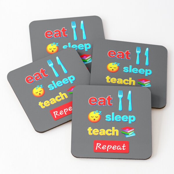 Item preview, Eat Sleep Teach Repeat designed and sold by The Art by Rossouw.
