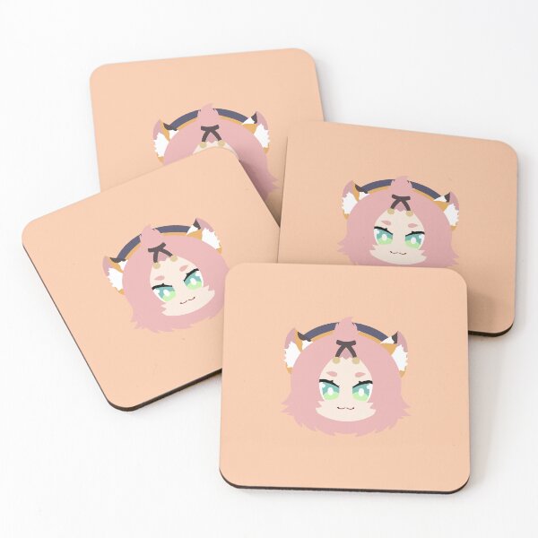 Item preview, Lineless Diona Genshin Impact Chibi designed and sold by MozzyElla.