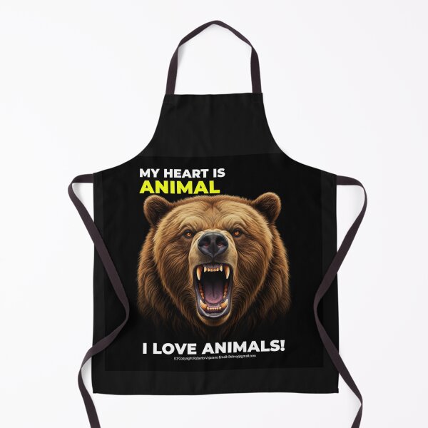 Item preview, ANGRY BROWN BEAR, ZOOMAGICPUZZLE, 8K designed and sold by ANIMALS IN LOVE - T- SHIRTS - Zoomagic Puzzle.
