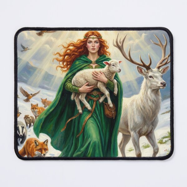 Item preview, Goddess Brigid Guardian of Nature and Animals designed and sold by PrintIdeasArt.