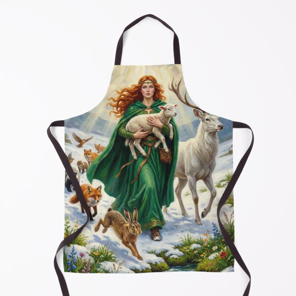 Item preview, Goddess Brigid Guardian of Nature and Animals designed and sold by PrintIdeasArt.
