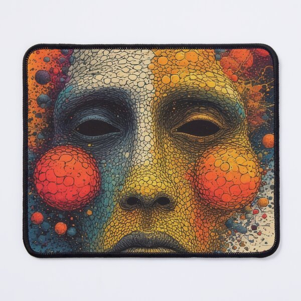 Item preview, Abstract mask with colorful spheres designed and sold by Mianku | Für das Leben.