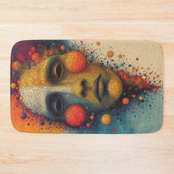 Item preview, Abstract mask with colorful spheres designed and sold by Mianku | Für das Leben.