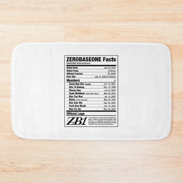 Item preview, Zerobaseone Zb1 Nutritional Facts  designed and sold by Parksandrec234.