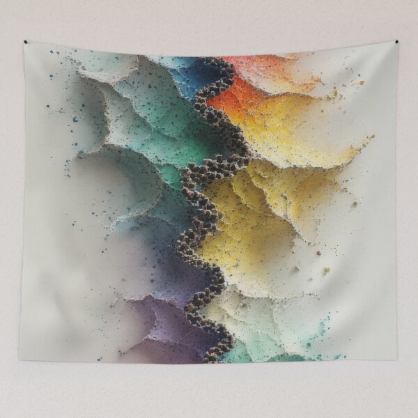 Item preview, Abstract color gradients with textured dividing line designed and sold by Mianku | Für das Leben.