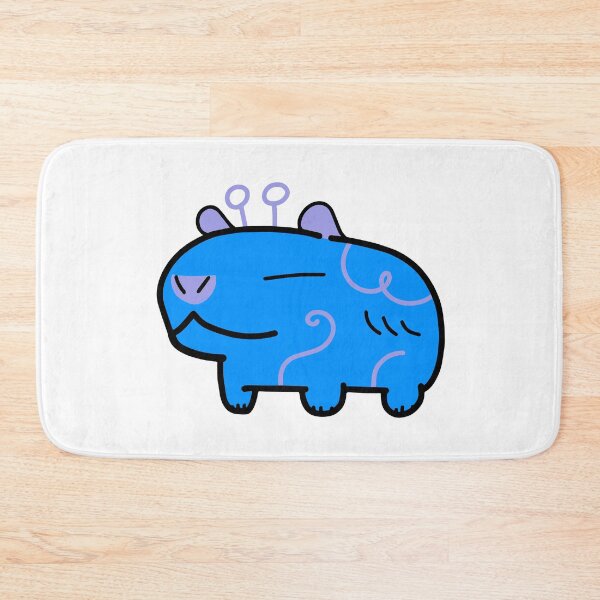 Item preview, Blue Purple Alien Capybara designed and sold by MiscibilityArt.