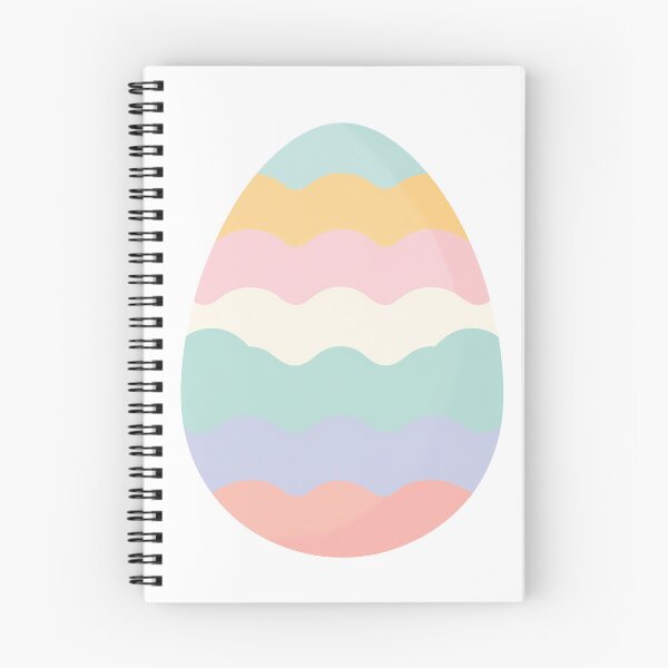 Item preview, Pastel Striped Easter Egg Illustration designed and sold by BobaBunny76.