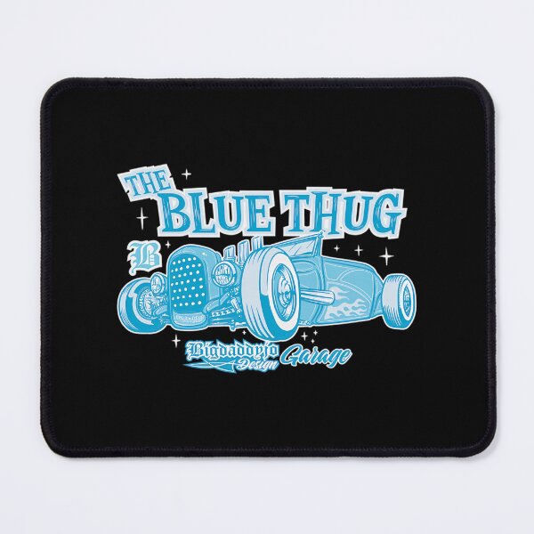 Item preview, The Blue Thug Classic Hot Rod Design, Merch By Amazon, Redbubble, Teepublic, Limited Edition, Perfe designed and sold by CobwebCritters.