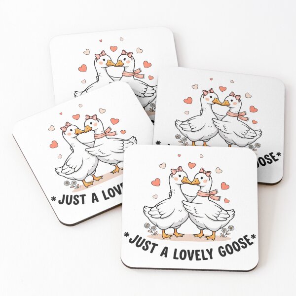 Item preview, Just a Lovely Goose – Cute Funny Goose Illustration Design designed and sold by Teetreasure2.