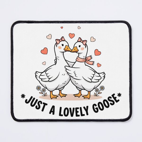 Item preview, Just a Lovely Goose – Cute Funny Goose Illustration Design designed and sold by Teetreasure2.