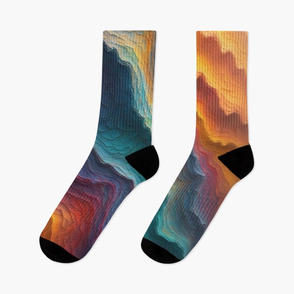 Item preview, Abstract color gradients in wave-like layers designed and sold by Mianku | Für das Leben.