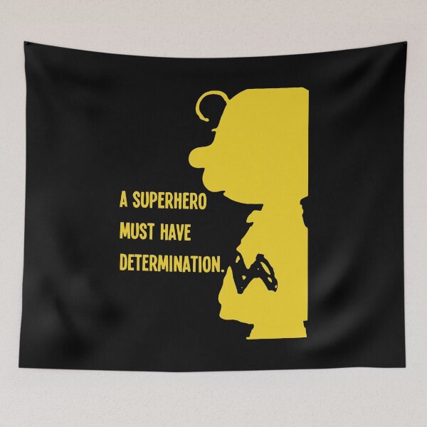 Item preview, a superhero must have determination designed and sold by jaqebistyrli.