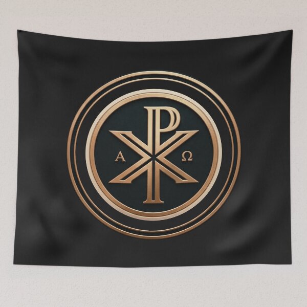 Item preview, Chi-Rho Seal (Alpha & Omega Emblem) designed and sold by Sanctum Icons.