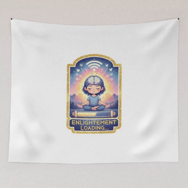 Item preview, Enlightenment Loading... Spiritual Progression designed and sold by InnerDivineSoul.
