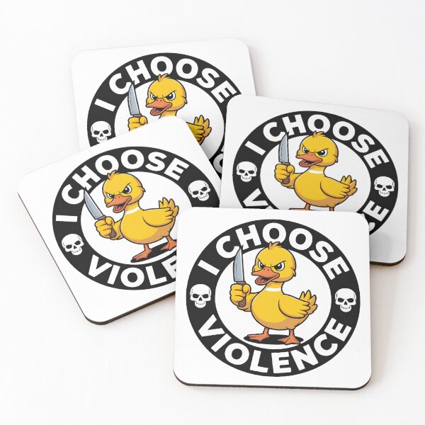 Item preview, I Choose Violence Funny Duck designed and sold by graphic-genie.